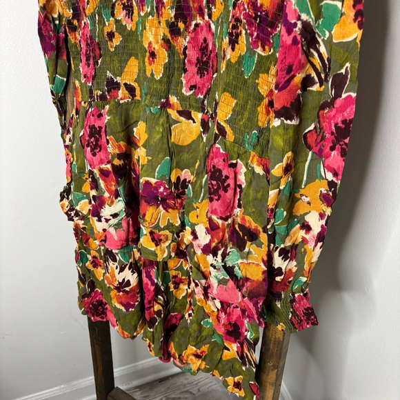 Easel Floral Long Sleeve Dress - Picture 6 of 7